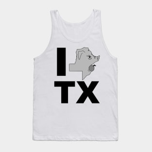 A funny map of Texas - 7 Tank Top